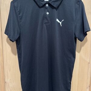 Puma Men's Black Polo Shirt